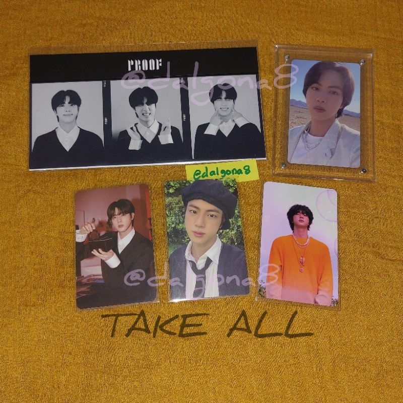 BTS Proof POB Weverse Powerstation Jin The Astronaut PC LD SW Lucky Draw Soundwave