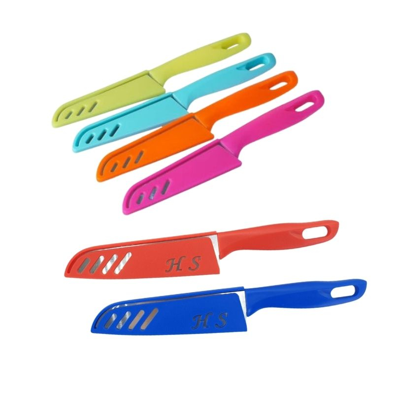 Pisau Dapur / Pisau Buah Serbaguna Sarung Warna