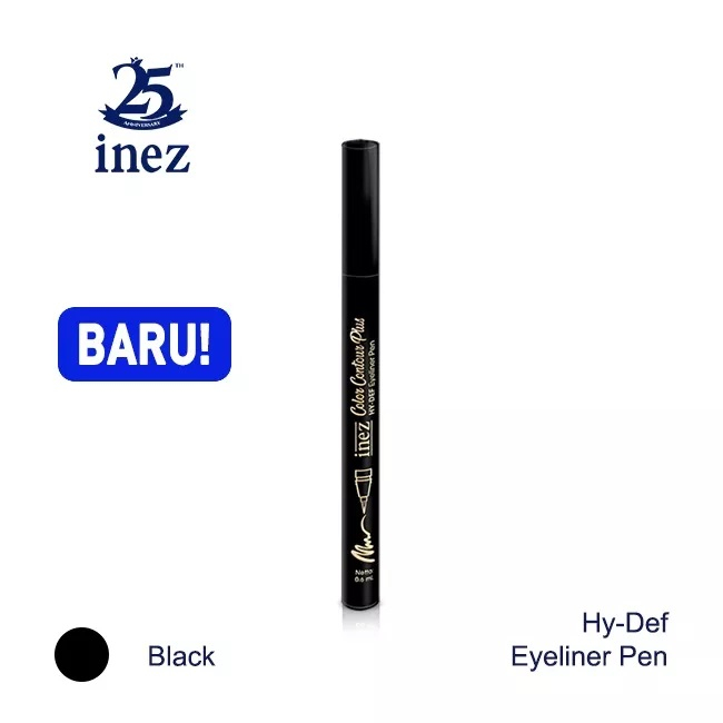 Inez Cosmetics Hy-Def Eyeliner Pen / Kosmetik Mata eyeliner