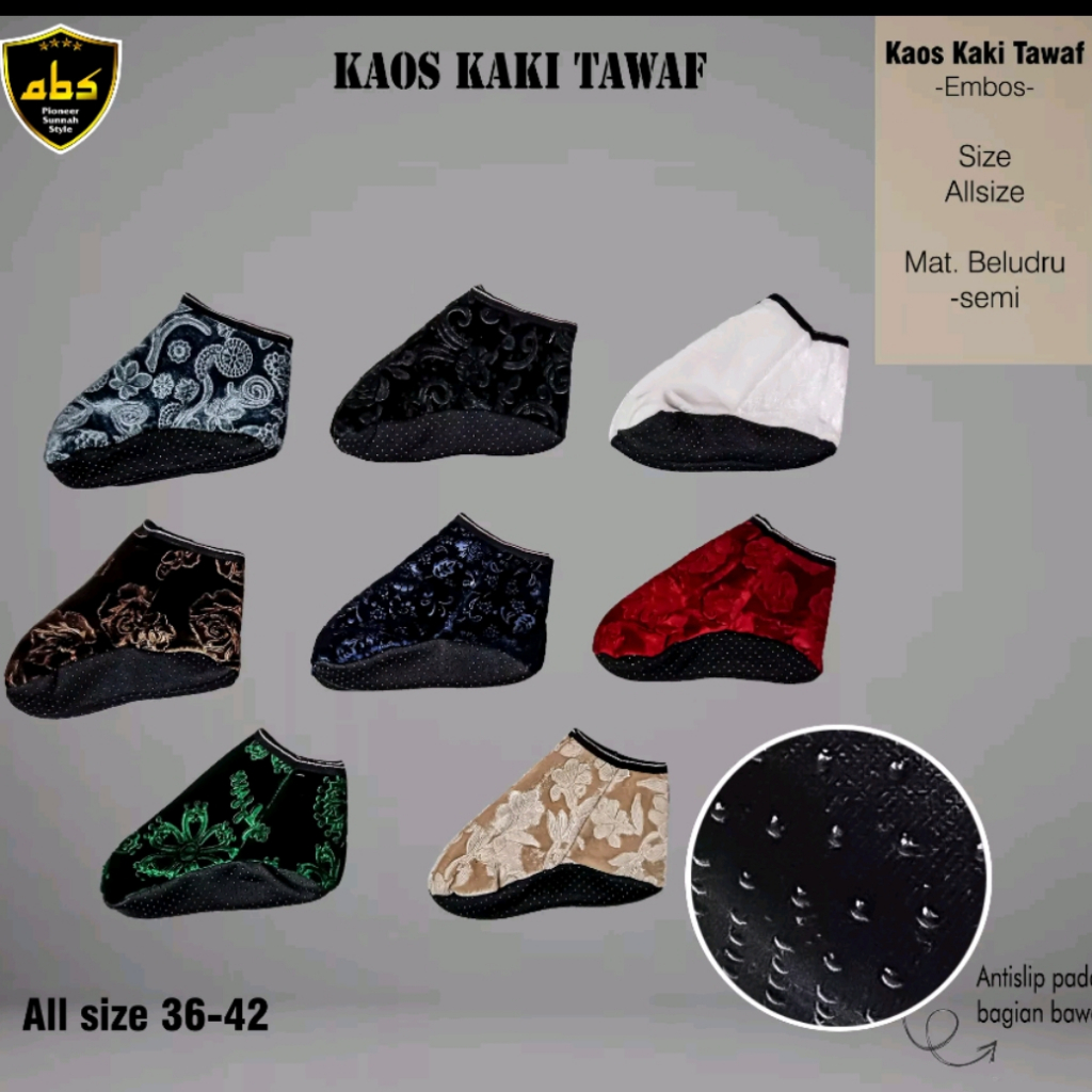 Kaos Kaki Haji Tawaf Kaus Kaki Tawaf Sepatu Tawaf Anti Slip