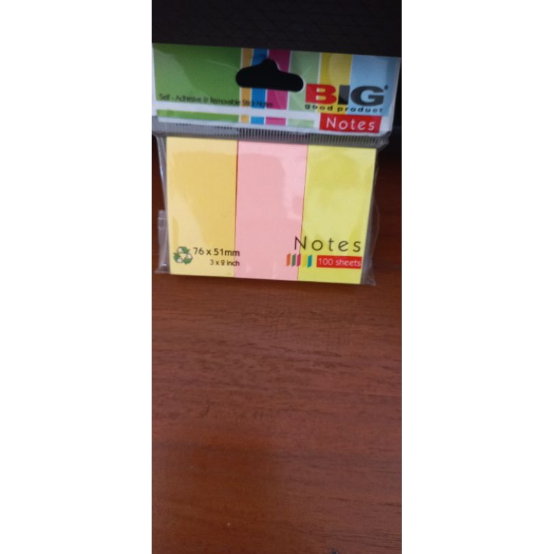 

Stick Note 3 warna BIG 100 lembar