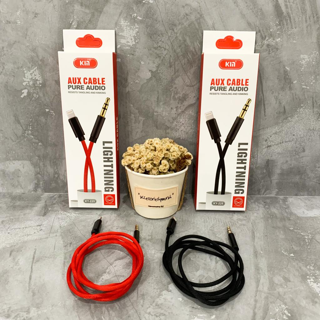 KABEL AUX IPHONE KIN KY225 / AUX-LIGHTNING CABLE