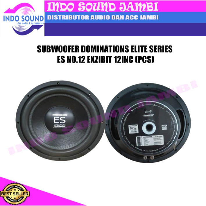 SUBWOOFER DOMINATIONS ELITE SERIES ES NO.12 EXZIBIT 12INC (PCS)