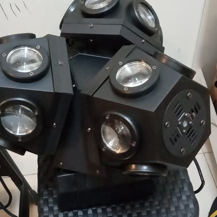 led mini moving light 18x10 Watt + laser RGB fullcolor