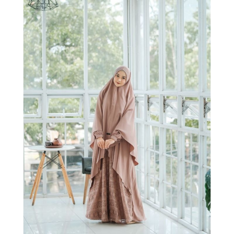 Gamis Brukat Victoria Set Mumtaz hijab