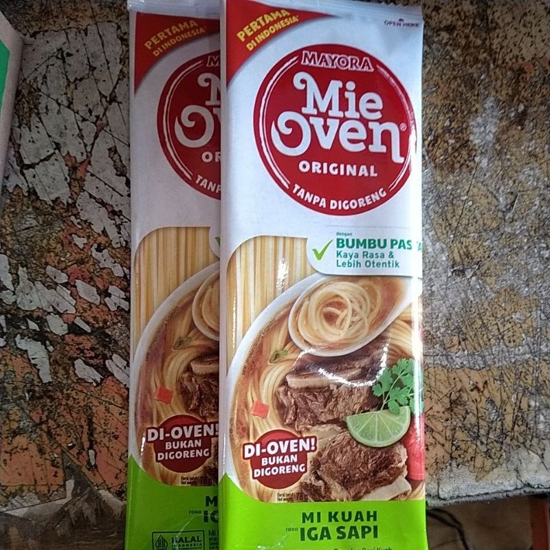 mie oven mayora 78g,per pcs.