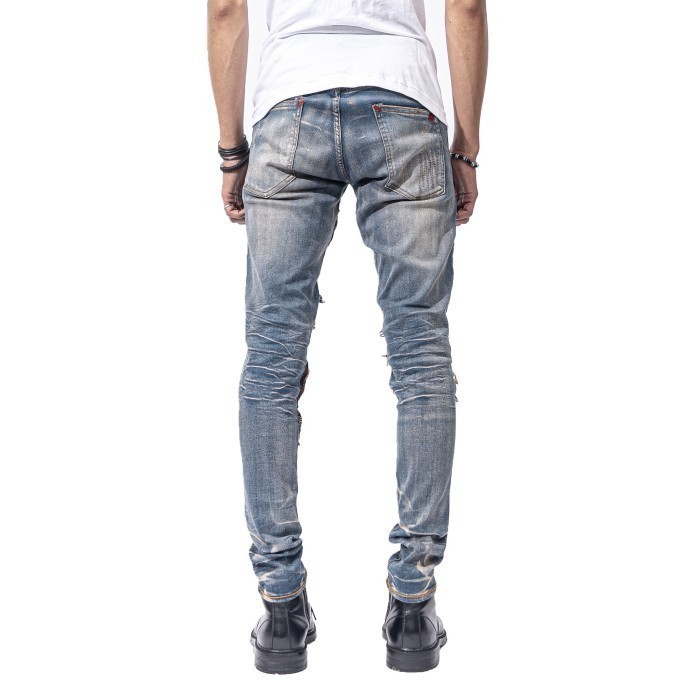 Denimitup M1 Tri Batik Vintage Rock Star Jeans