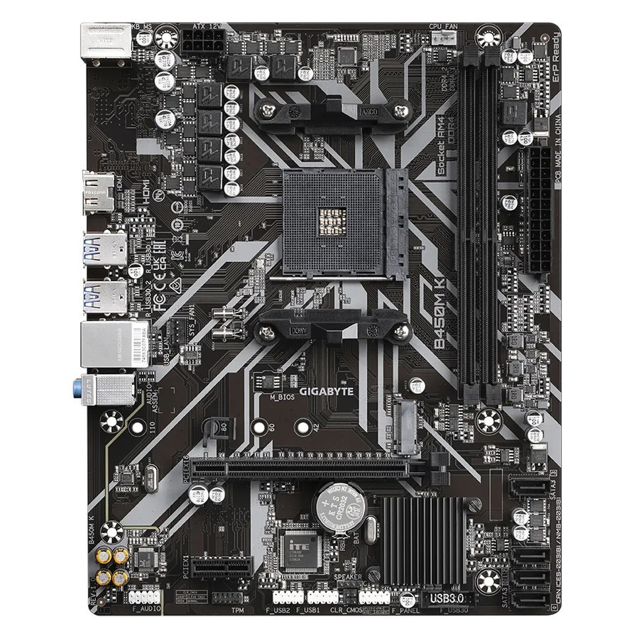 Motherboard GIGABYTE B450M-K (Socket AMD AM4, DDR4)