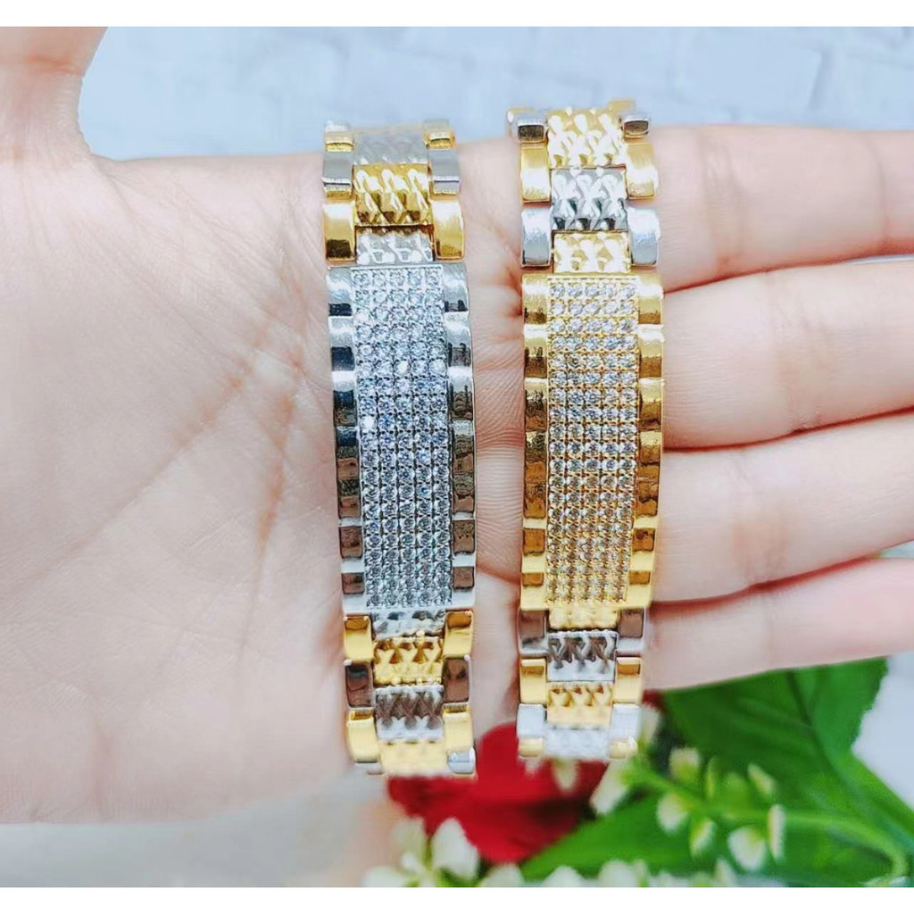 Gelang Xuping Mata Full Rantai Kombinasi R100