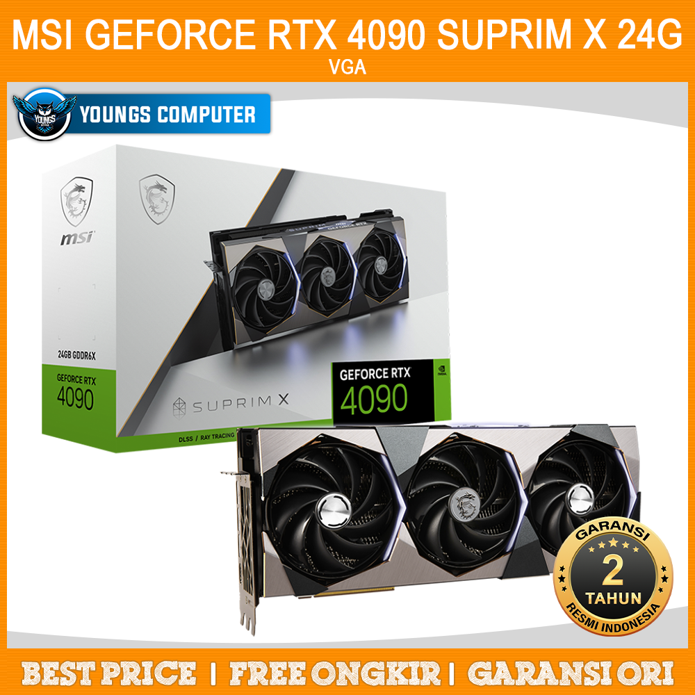 VGA MSI GeForce RTX 4090 SUPRIM X 24G | RTX4090 24GB GDDR6X