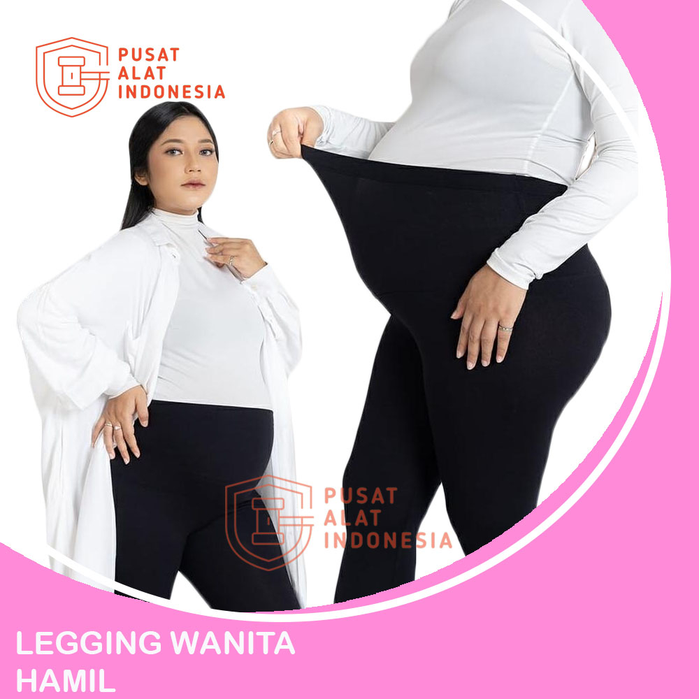 Celana Legging Ibu Hamil Wanita Bumil Lembut Spandex Cl02