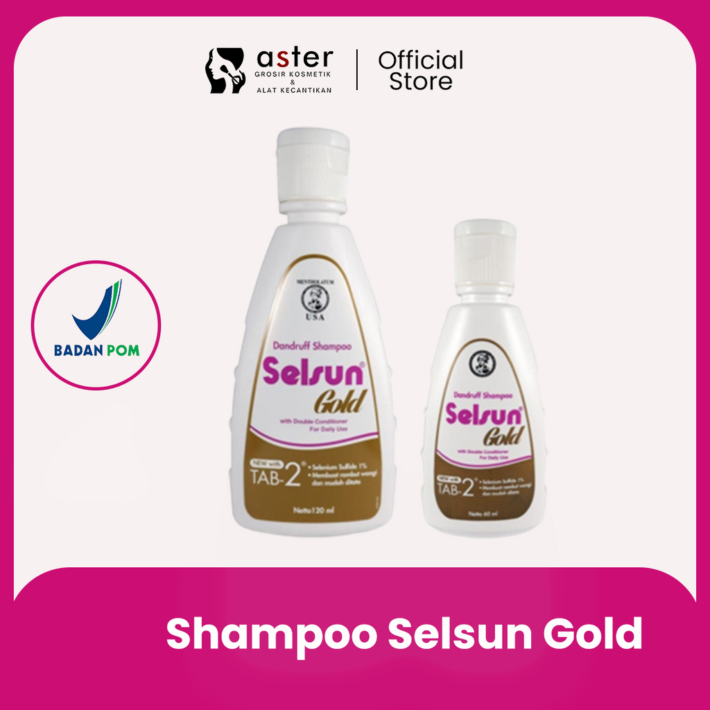 Aster Kosmetik - Shampoo Selsun Gold - Sampo Anti Ketombe