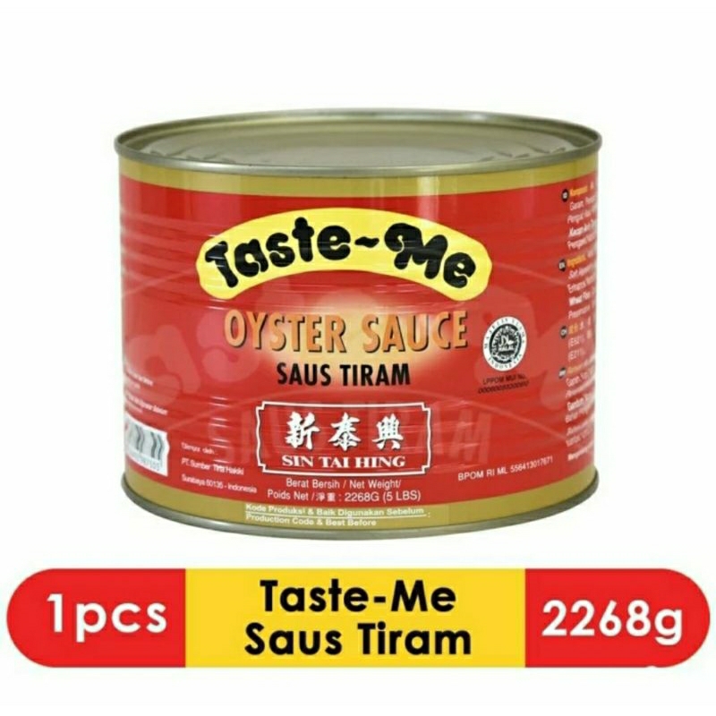 Taste Me Saus Tiram Oyster Sauce 2.2kg kaleng bukan Panda