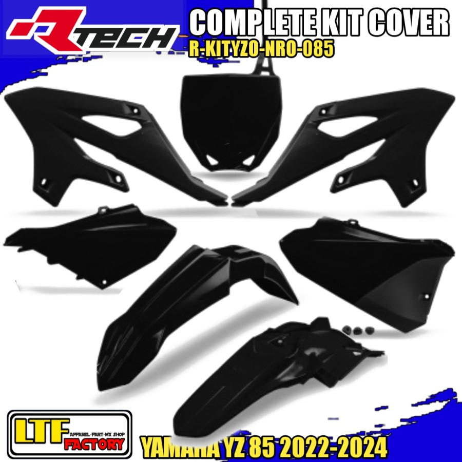 YAMAHA YZ 85 NEW 2021 2022 2023 2024 2025 - RACETECH COMPLETE KIT - COVER BODY FULL SET ADVENTURE EN