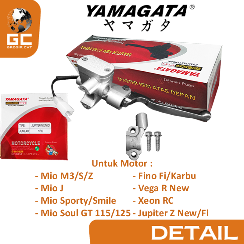 Master rem kanan assy Yamaha Mio Sporty Smile Jupiter MX Z Fino M3 Soul GT Vega R YAMAGATA