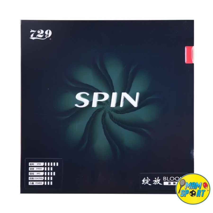 Karet Rubber Tenis Meja Pingpong Friendship 729 Bloom Spin