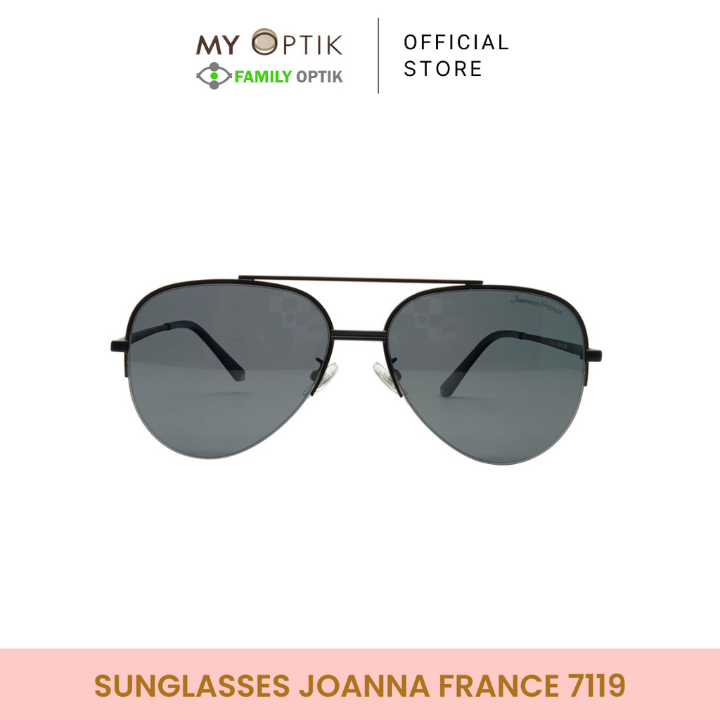 Kacamata Hitam Sunglasses - Joanna France (7119) - Pria Wanita Unisex anti uv