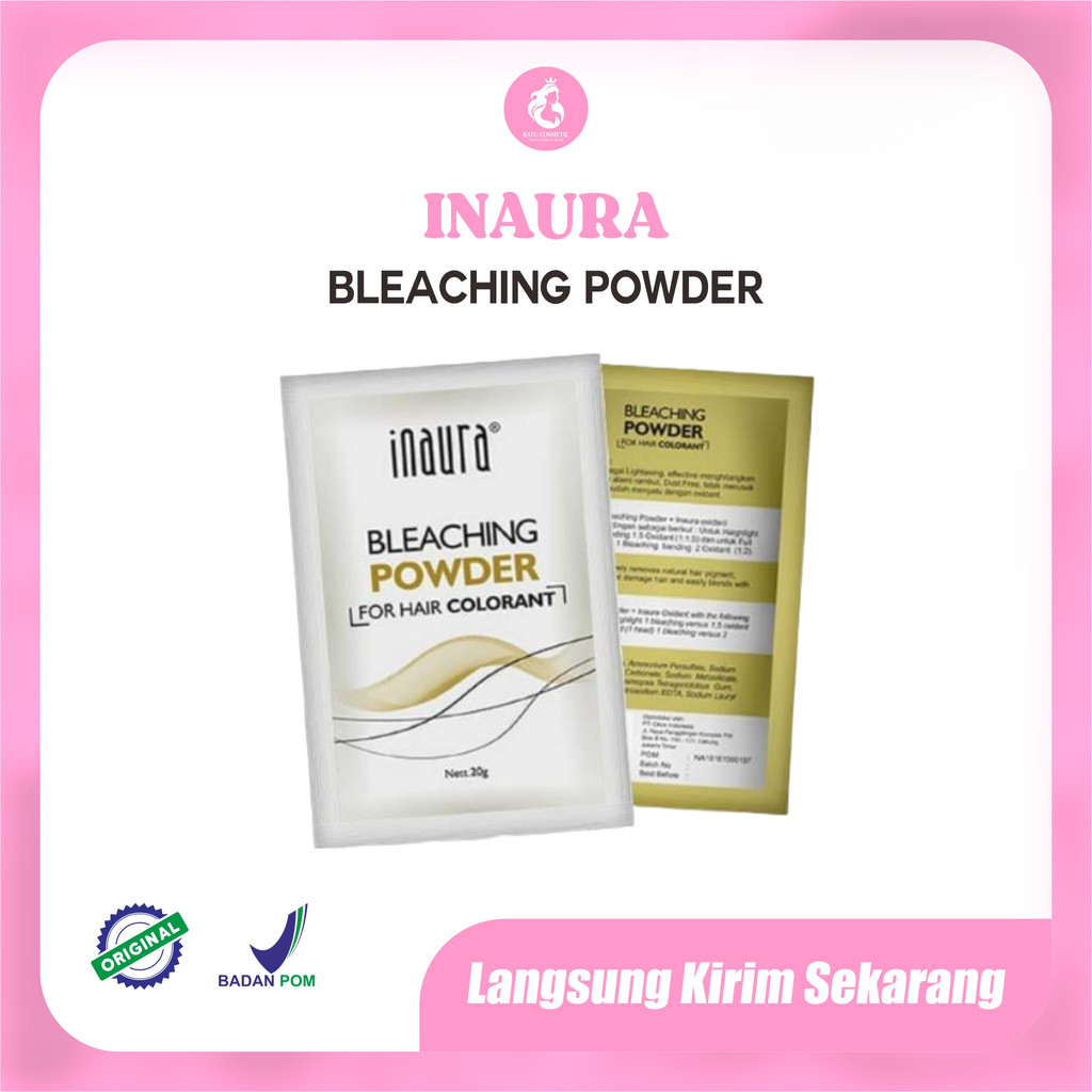 INAURA Bleaching Powder Sachet 20gr / Decoloring Sachet