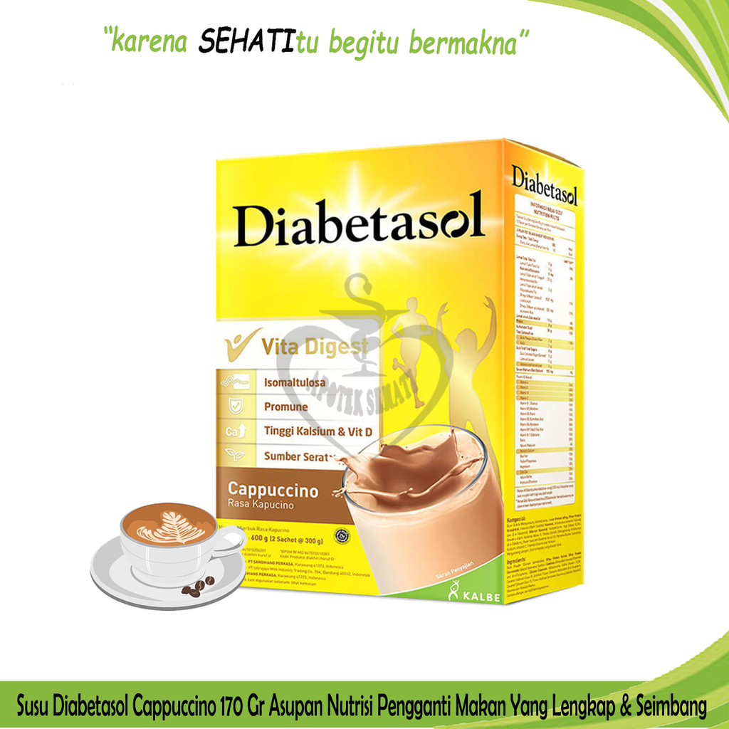 Diabetasol 170 Gram Susu Kesehatan Menambah Nutrisi Penderita Diabetes