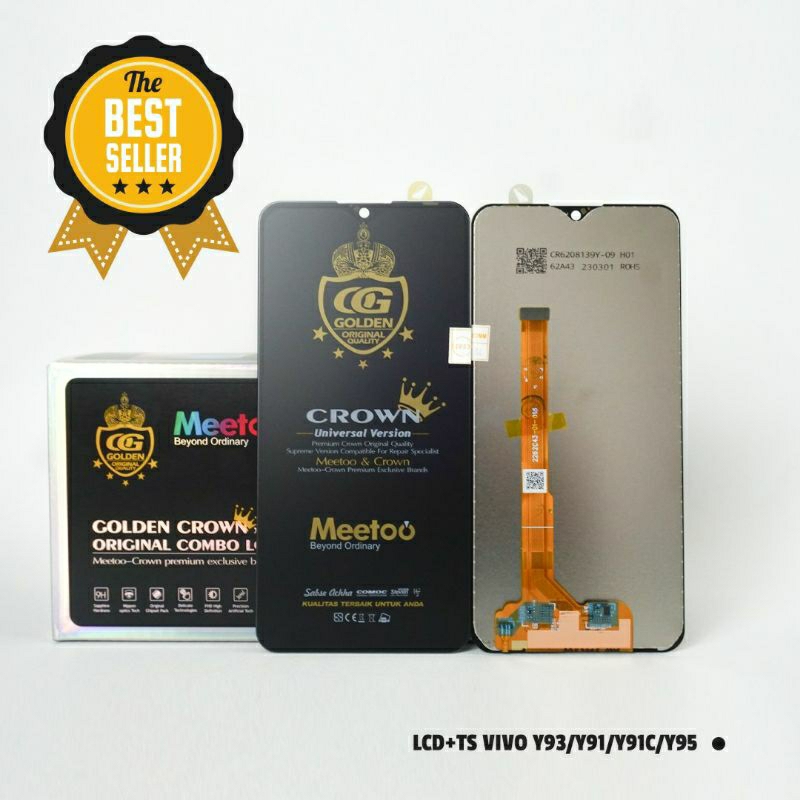 Kelaashop Lcd Touchscreen Vivo 1811 Y91 Y91C Y91S / Vivo 1814 Y93 / Vivo Y95 / Vivo Y1S Fullset