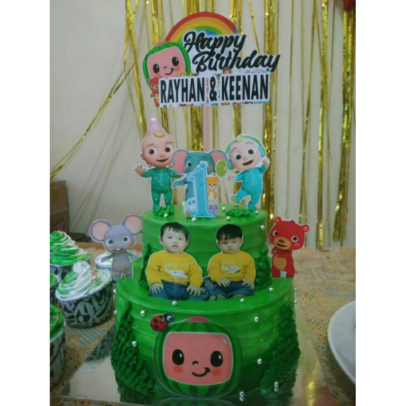 

bentocake tingkat bebas request desain UK 20 + 16cm