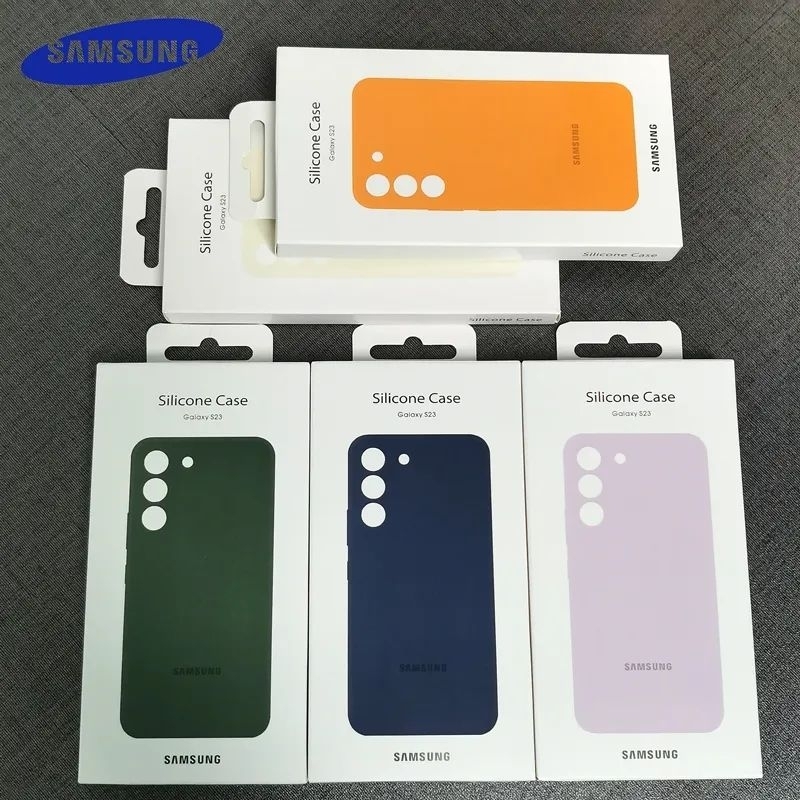 Original Silicone Case Samsung Galaxy S23 Plus Ultra 5G