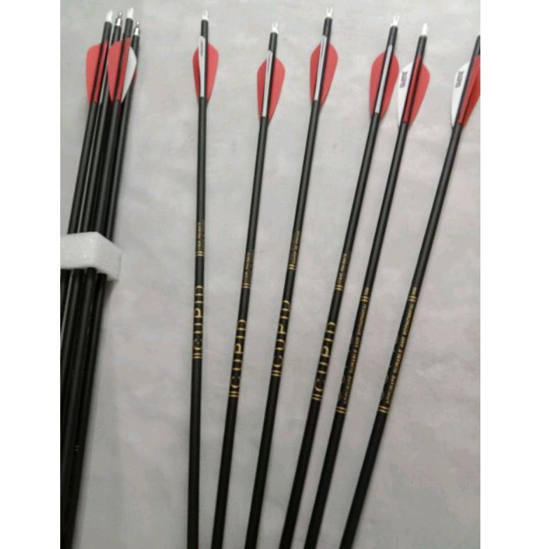 6pcs Arrow CARBON Linkboy ANTI PATAH/Mix Carbon