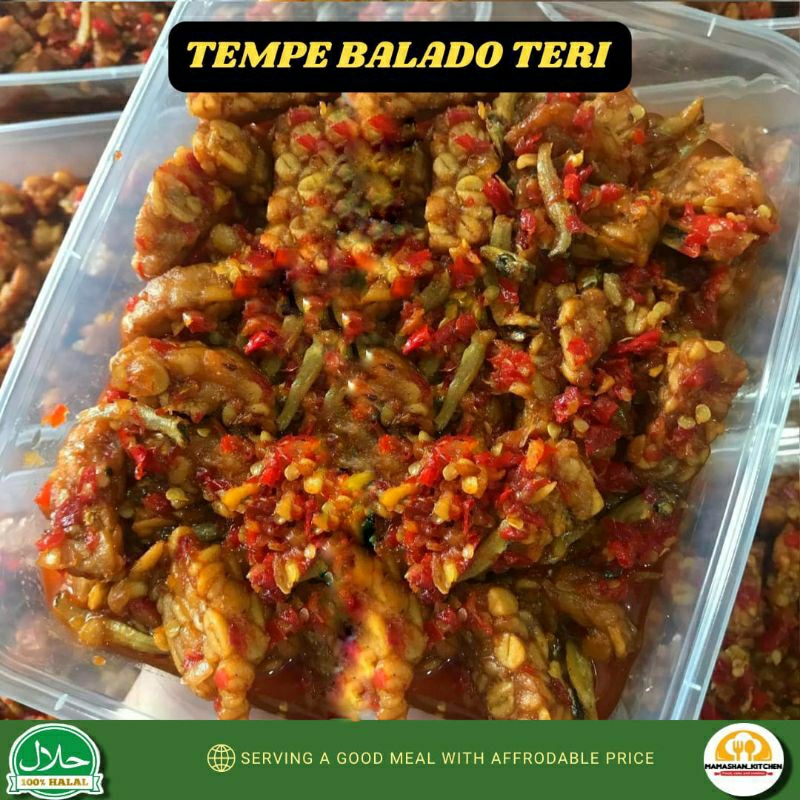 

MENU FAMILY..!! "TEMPE BALADO TERI MEDAN" (PORSI 3-4x MAKAN)