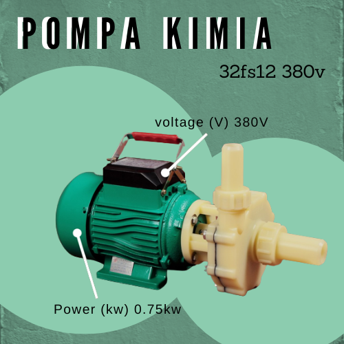 Pompa Kimia Cairan Asam 32FS12 380V Chemical Pump gise.id