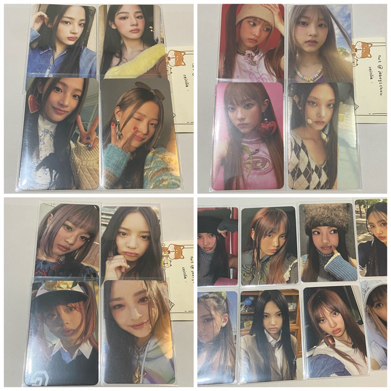 READY PHOTOCARD OFFICIAL NEW JEANS OMG HAERIN CIMOL MINJI HYEIN HANNI DANIELLE