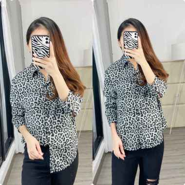 kemeja leopard jumbo ld 120 terbaru 2023