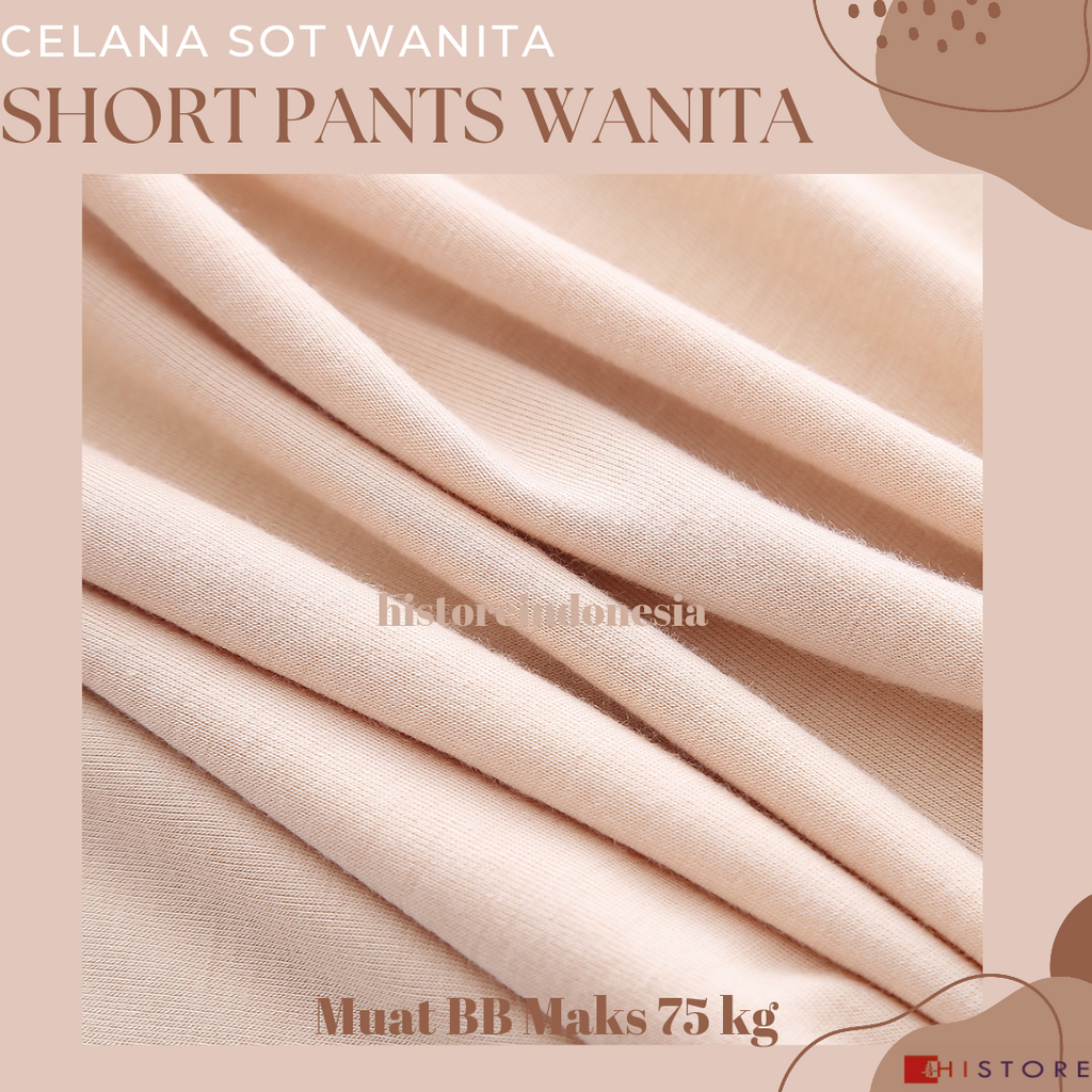 Short Pants Wanita Seamless Fit 390 Celana Pendek Ketat CD BB Maksimal 75 kg