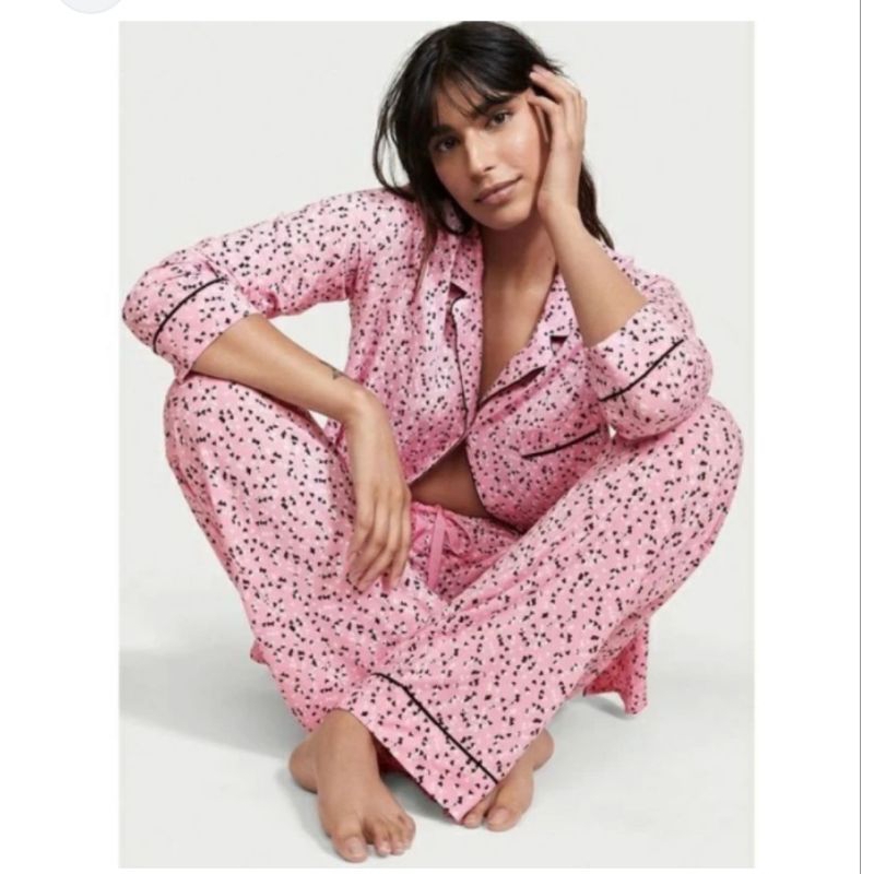 Victoria Seceret Pajamas Set | Baju Tidur Wanita | Piyama Victoria's Secret  Plaid