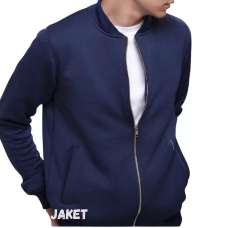 JAKET COMFY PRIA / COMFY JACKET / JAKET MOTIF DIAMOND / JAKET PRIA