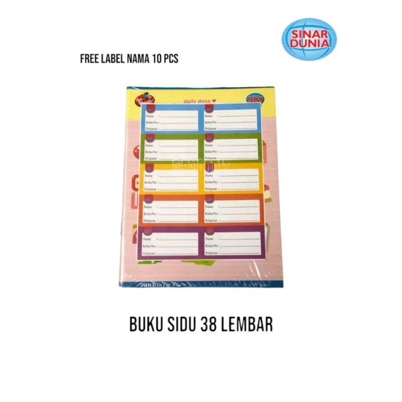 

buku tulis 38 L/ 1 pack-10