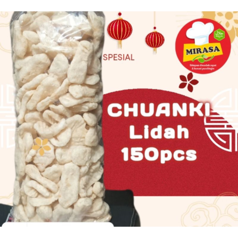 

CUANKI LIDAH ISI 150PCS ENAK DAN GURIH PELENGKAP BAHAN BASO ACI DAN SEBLAK