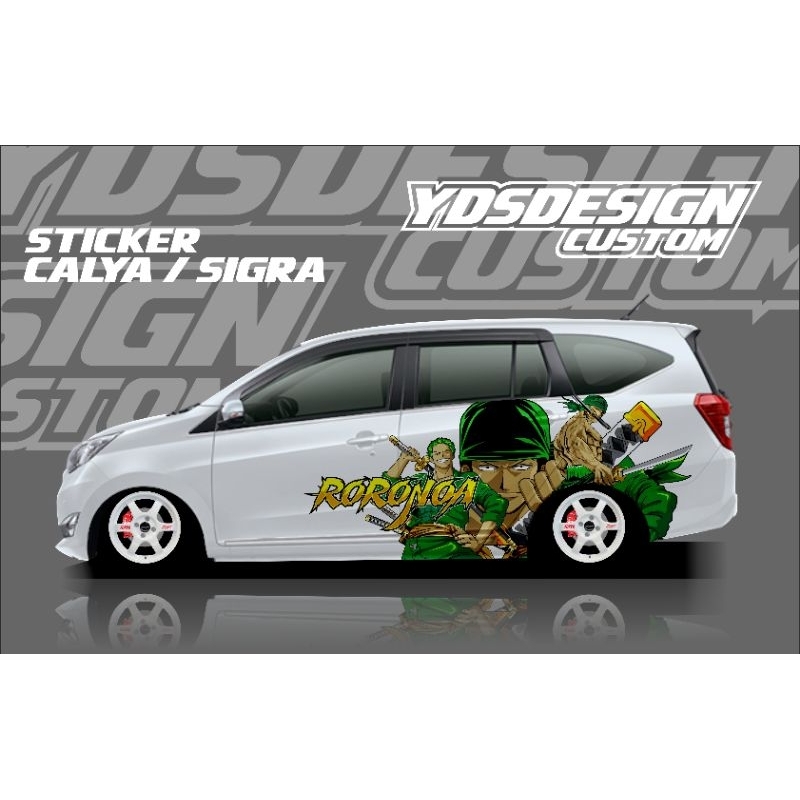 STICKER DECAL / STRIPING MOBIL SIGRA / CALYA ,DLL