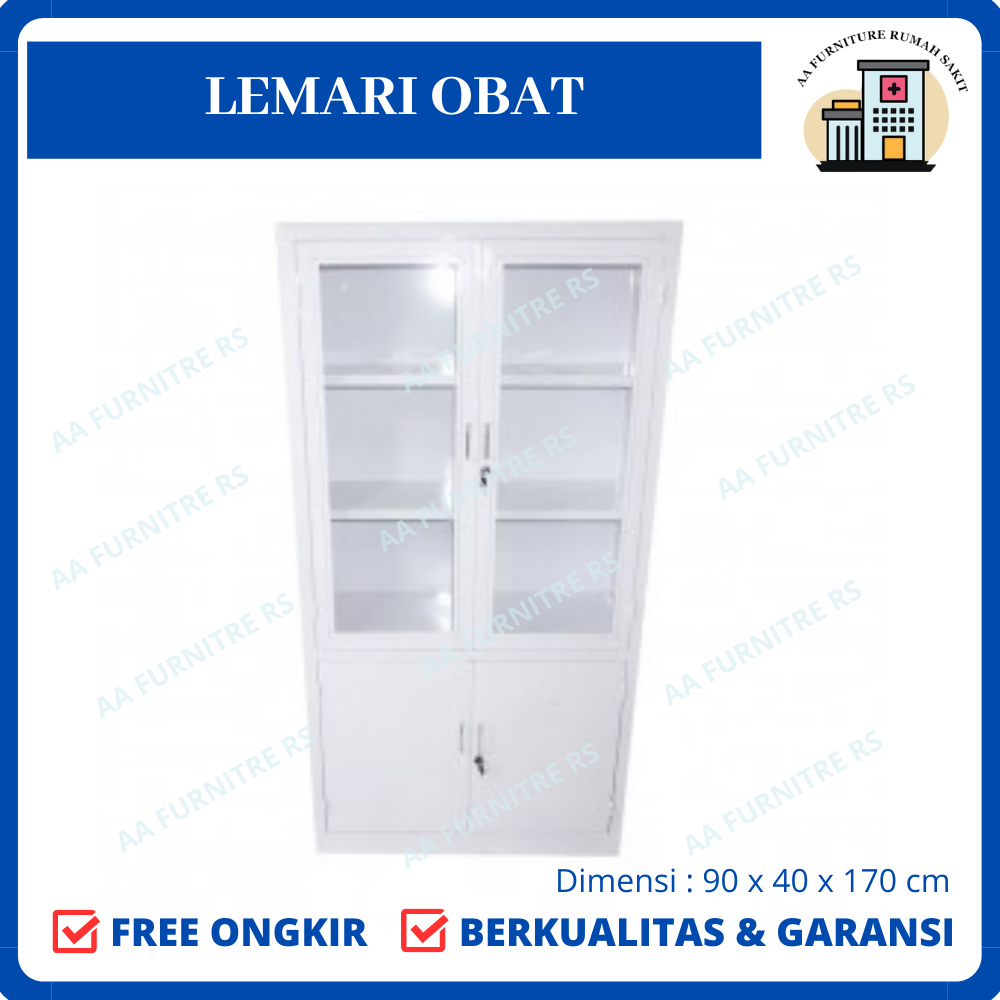 Lemari Obat 2 Pintu Lemari Obat Rumah Sakit Lemari Obat Apotik 2 Pintu