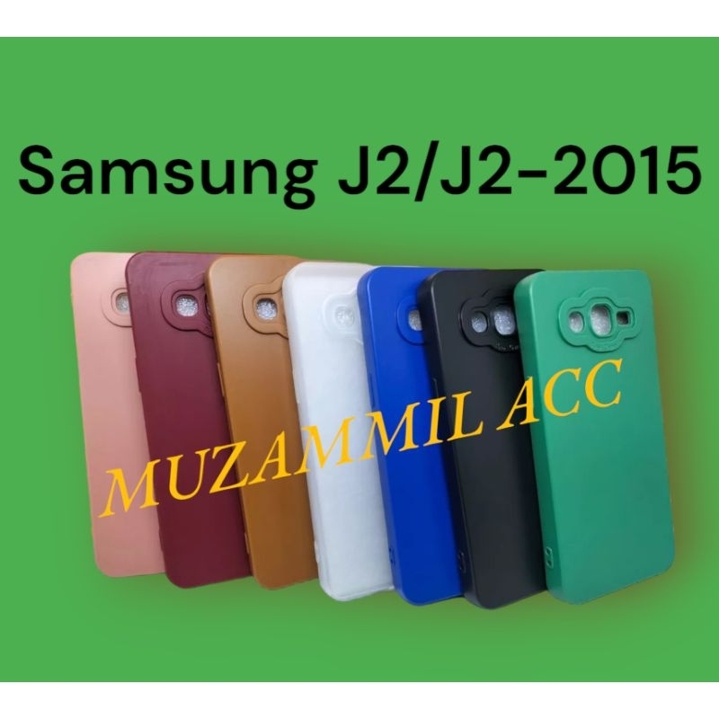 SoftCase ProCamera Samsung J2/J2-2015 Case Slikon Candy Macaron Terbaru