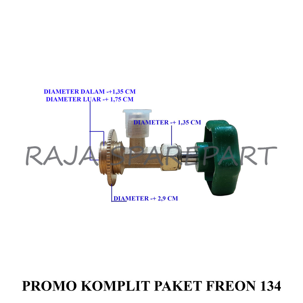 PROMO/PROMO PAKET FREON 134 KOMPLIT/PAKET PENGISIAN FREON R134 LENGKAP