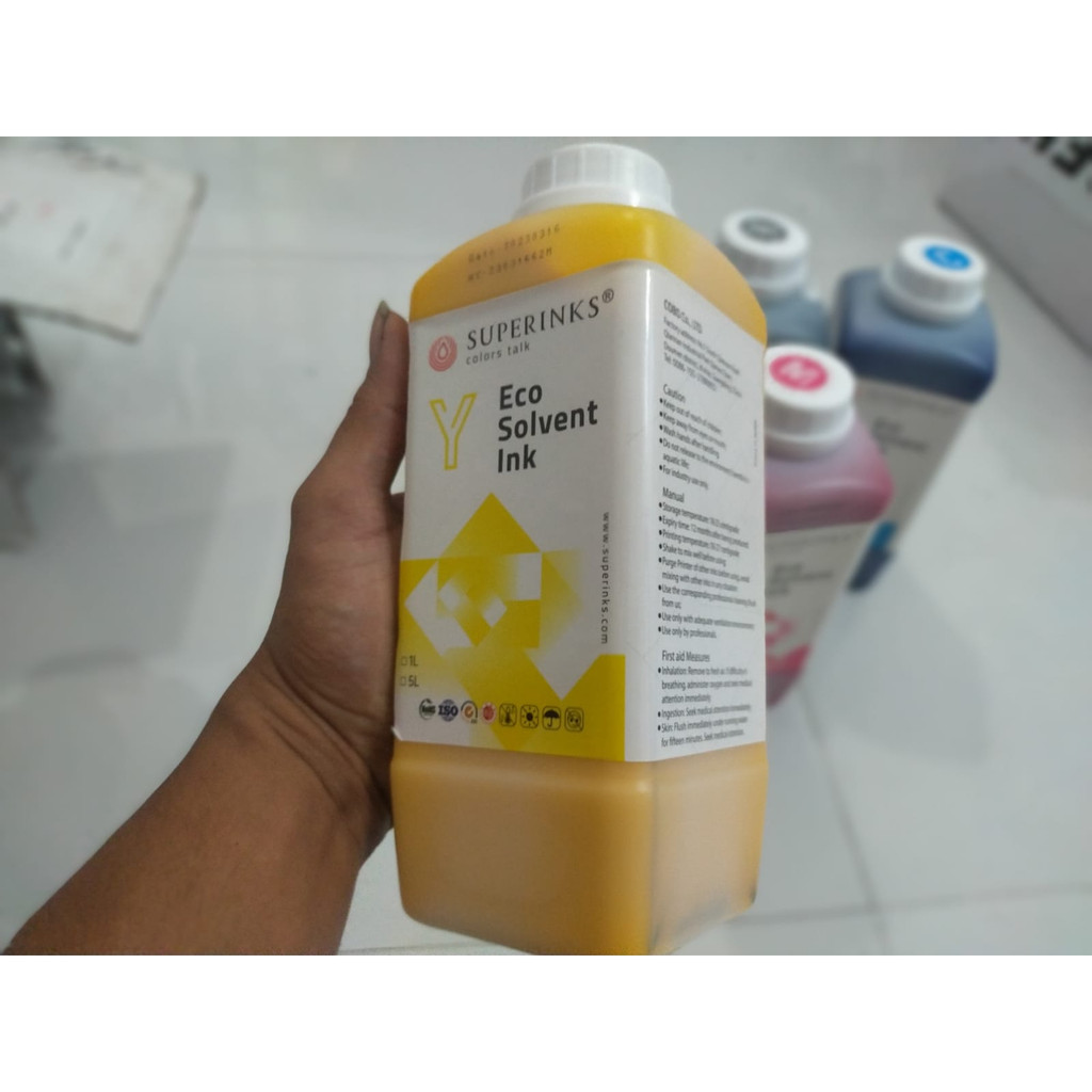 tinta eco solvent untuk mesin xp600 dx5 dx7 i3200 / termurah tinta ecosolvent / tinta mesin print stiker / tinta mesin xp600 / tinta mesin dx5 dx7