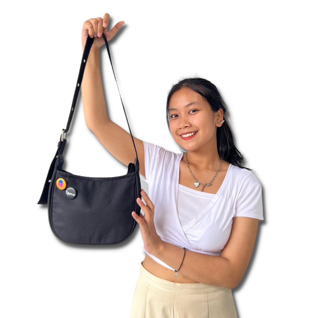 Soulder Bag/Tas Slingbag Selempang Cannvas Yumi Korean Style Zetshop