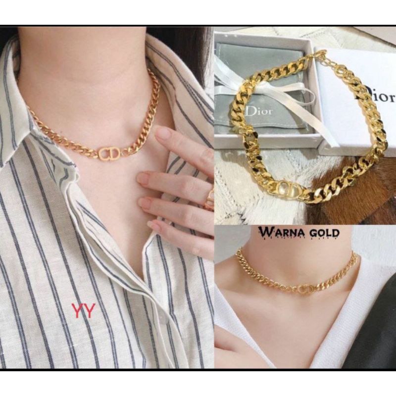 Kalung CD kekinian panjang kalung 40 cm