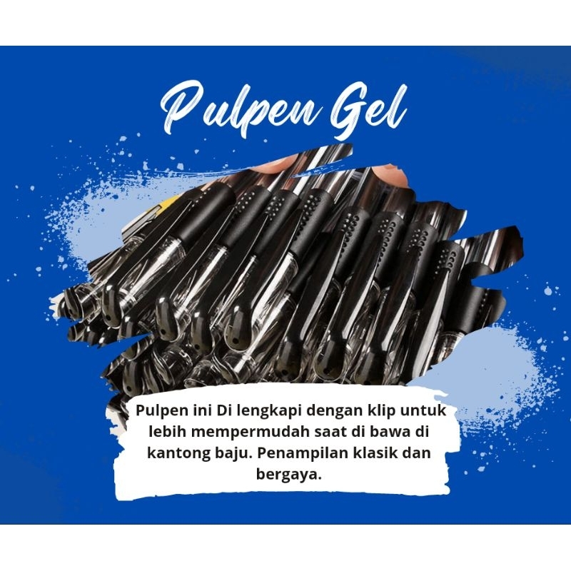 

Pulpen Gel 0.5 Mm