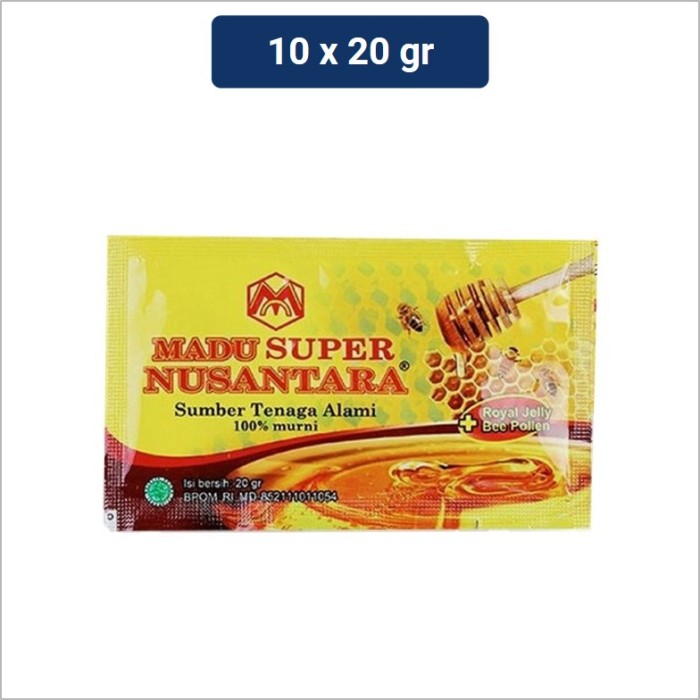 

Madu Nusantara Madu Sachet 20 gr isi 10 pcs