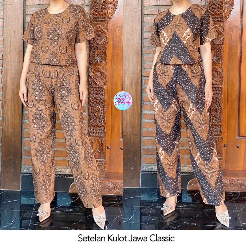 SETELAN KULOT JAWA CLASIC ONESET KULOT BATIK SETELAN BATIK KULOT