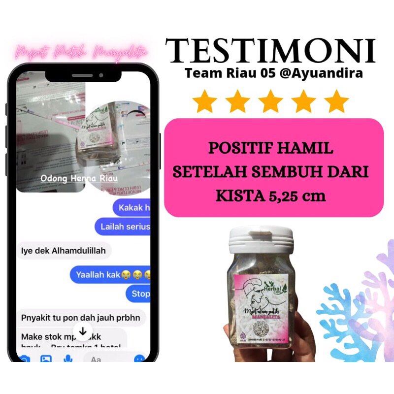 

Herbal Mpot putih Manjalita // Pelancar haid // promil