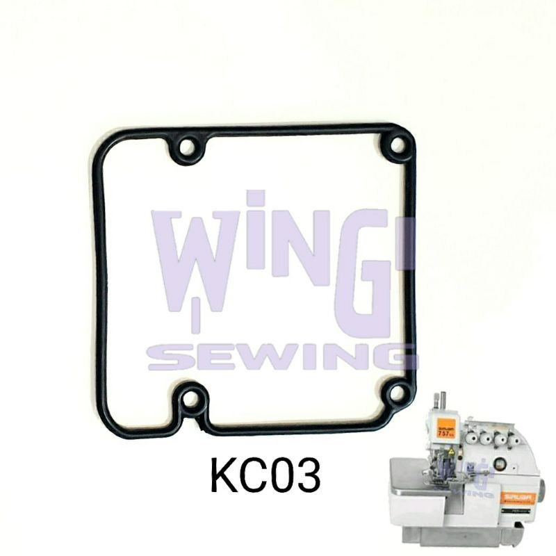 KC03 SIRUBA KARET PACKING TUTUP ATAS MESIN JAHIT OBRAS INDUSTRI