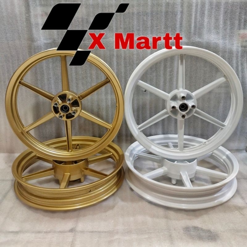 Velg Racing Kawasaki Ninja 150 R Dan Ninja 150 SS Merk V Rossi Sprint Ziggy Hole 4 Palang 6