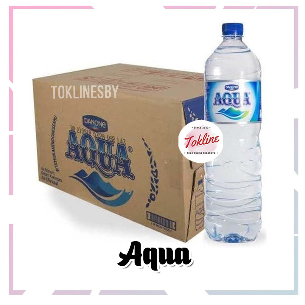 

[ 1 Karton isi 12 Botol ] Aqua Air Mineral 1.5L 1500ml